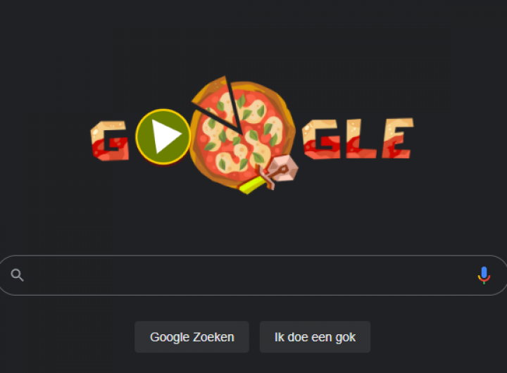 Google Doodle pizza