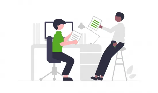 undraw Working re ddwy FitWyI1NTAiLCI1NTAiXQ