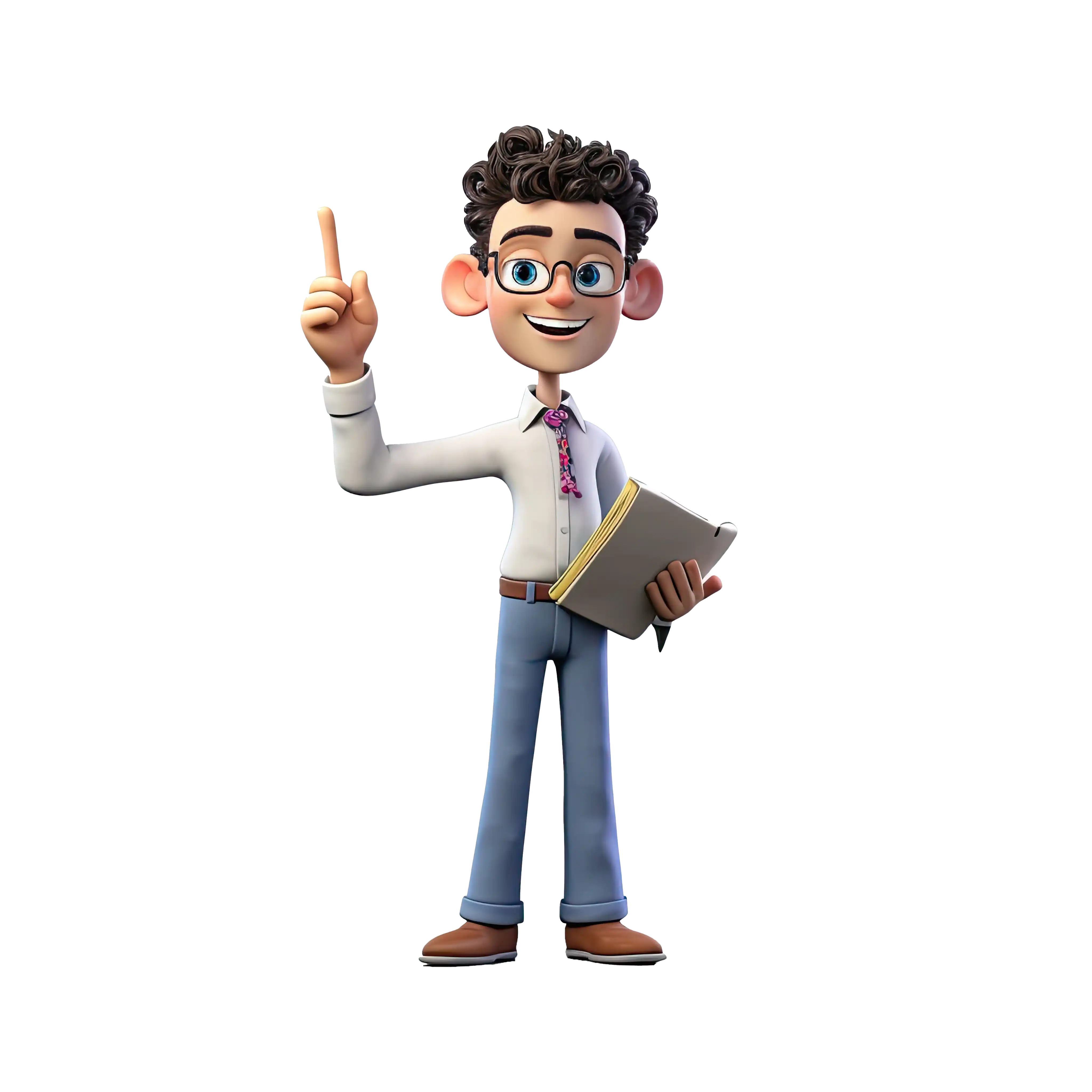 vecteezy 3d cute cartoon male teacher character on transparent 25003254 11zon