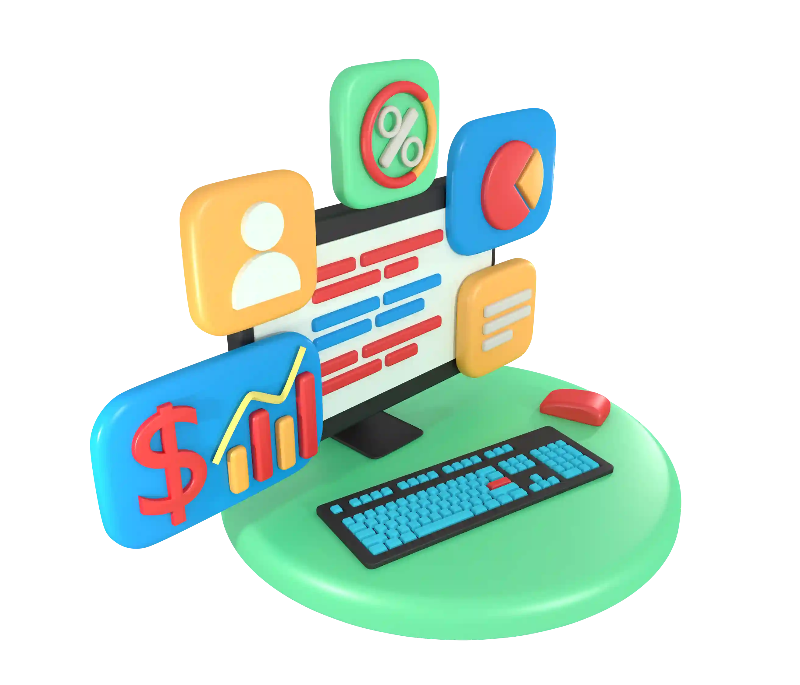 vecteezy 3d rendering computer screen business report application 10987208 11zon